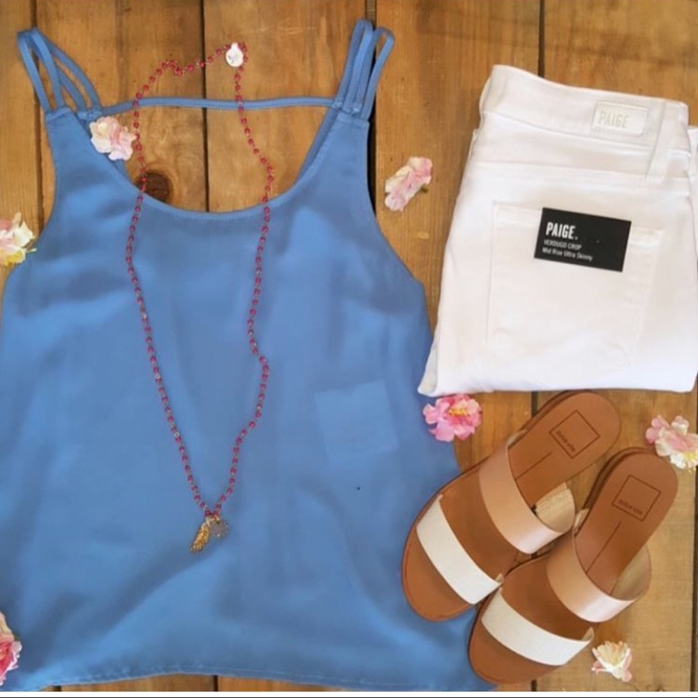 NWT blue tank